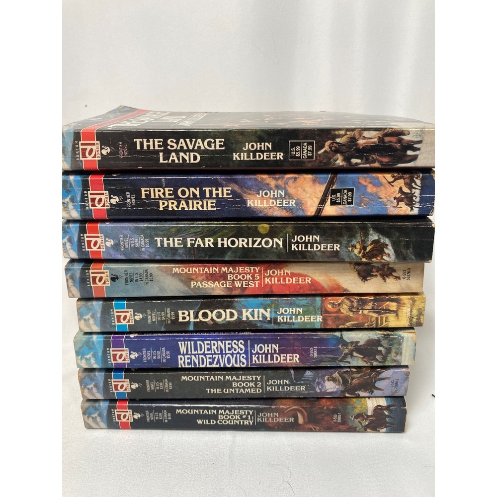 John Killdeer Mountain Majesty Complete Series Books 1-8 Western Paperback Lot